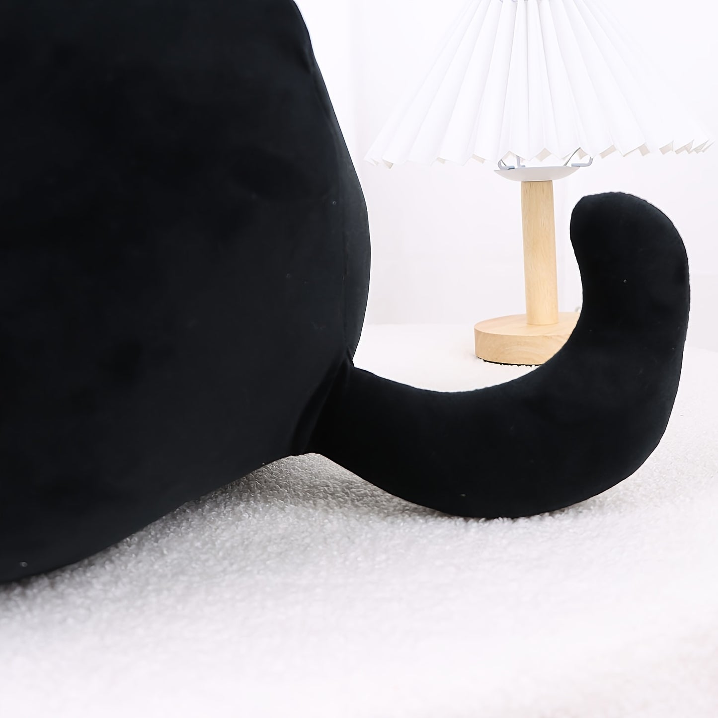 Kuro - Kawaii Schwarze Katze Weiches Plüsch Kissen Puppe Spielzeug