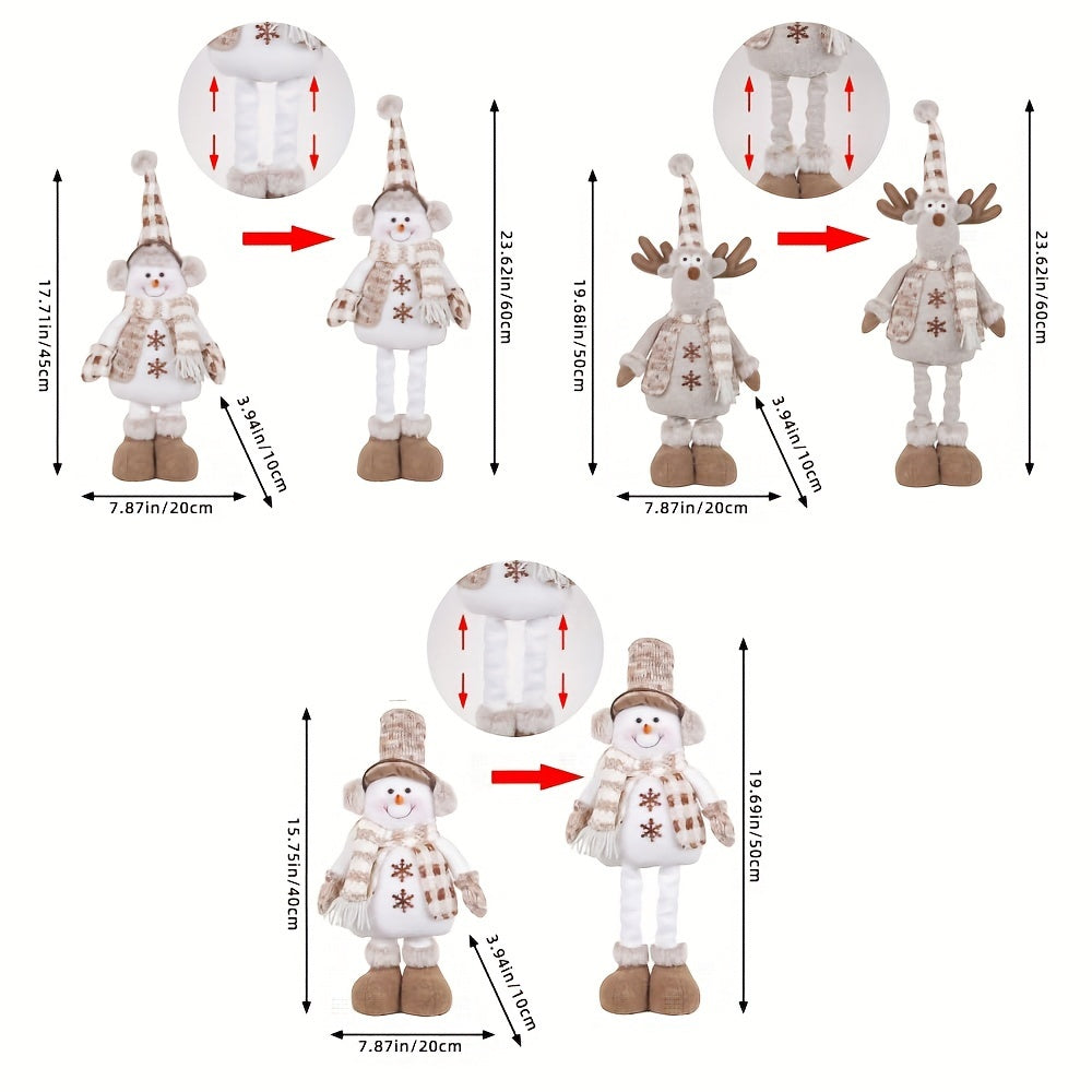 Weihnachtliche Deko-Figuren-Set