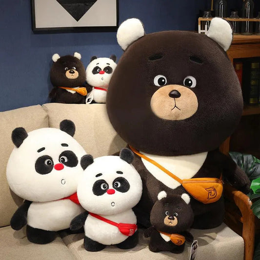 Beutel Panda & Bär Plüschtiere