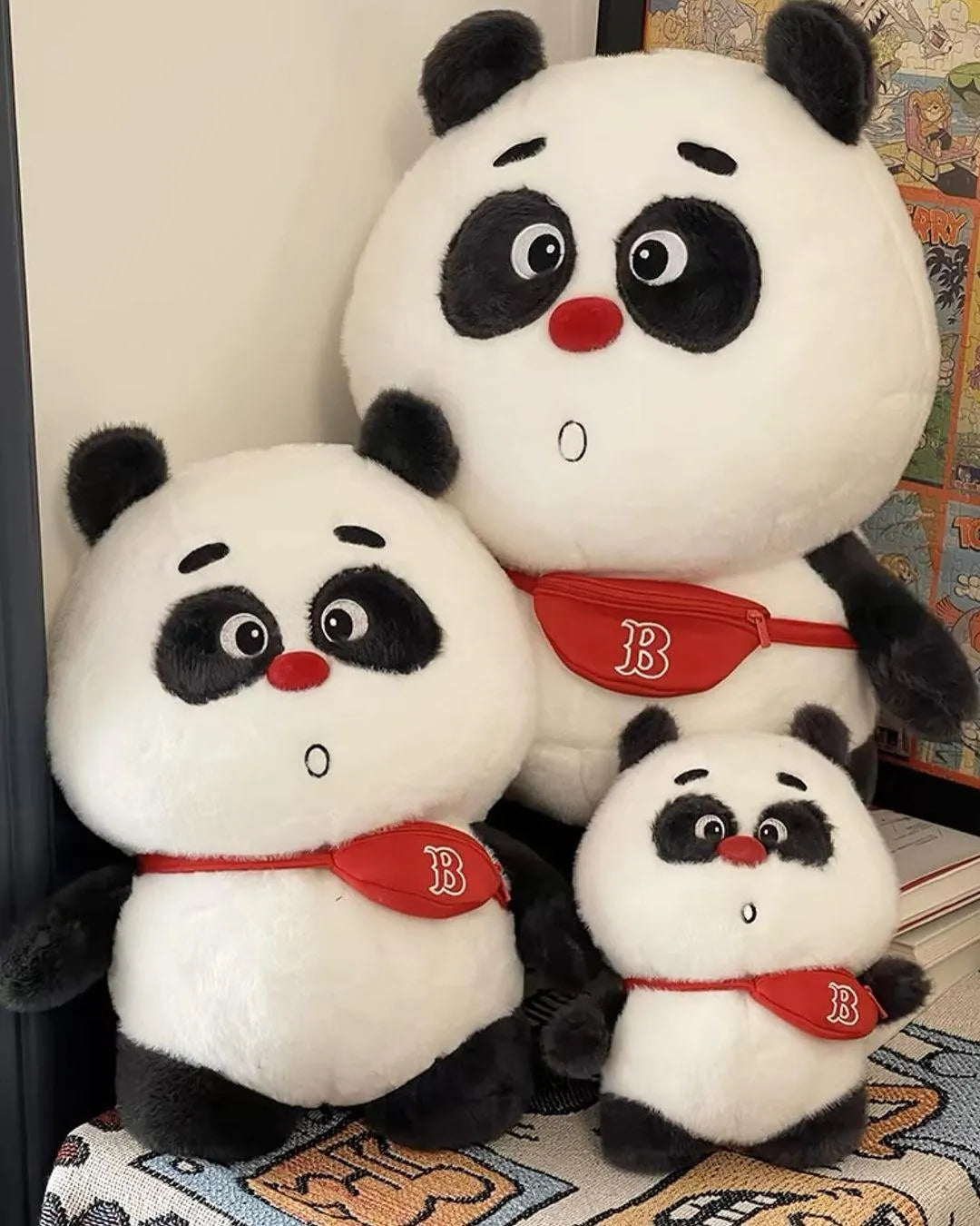 Beutel Panda & Bär Plüschtiere