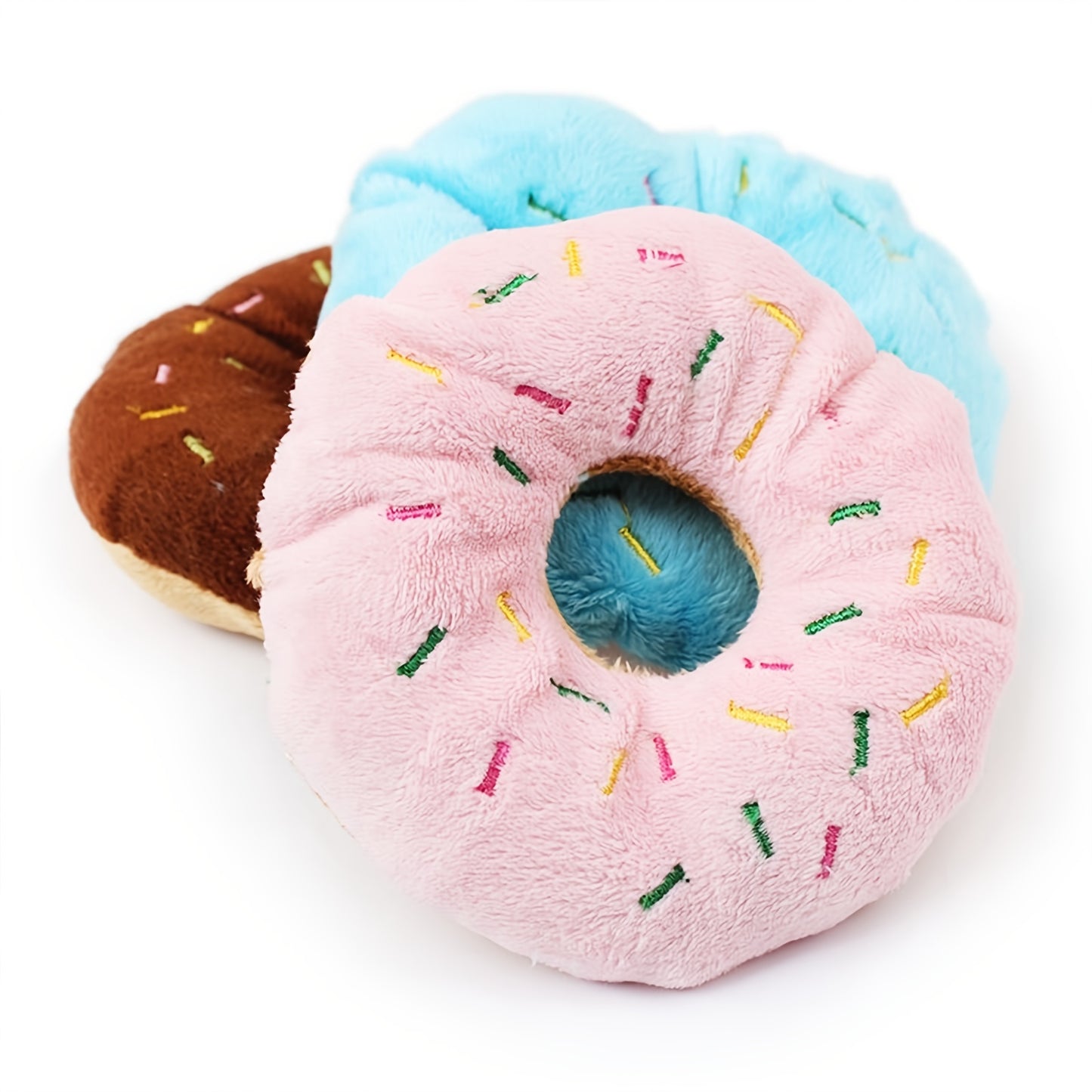 Quietschende Donuts für Welpen