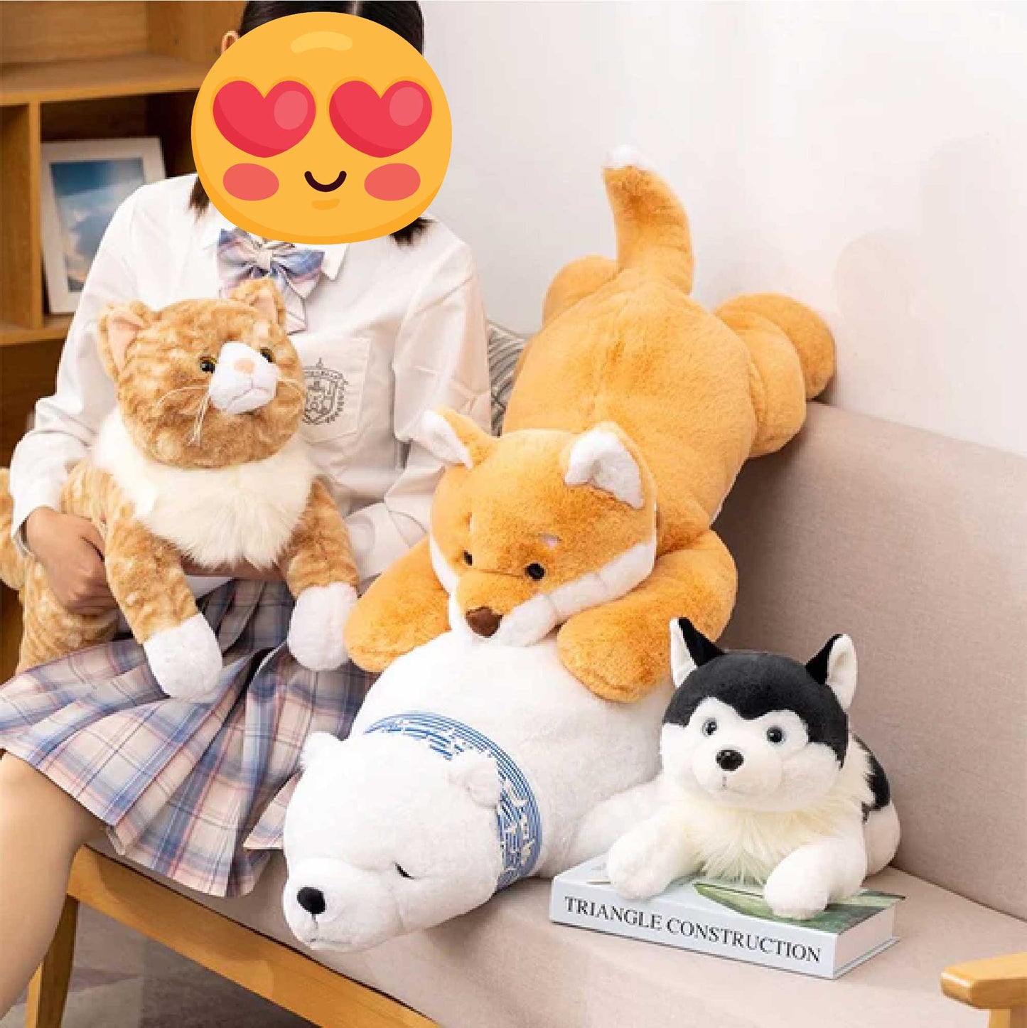 Spielfreudiger Husky Plüsch