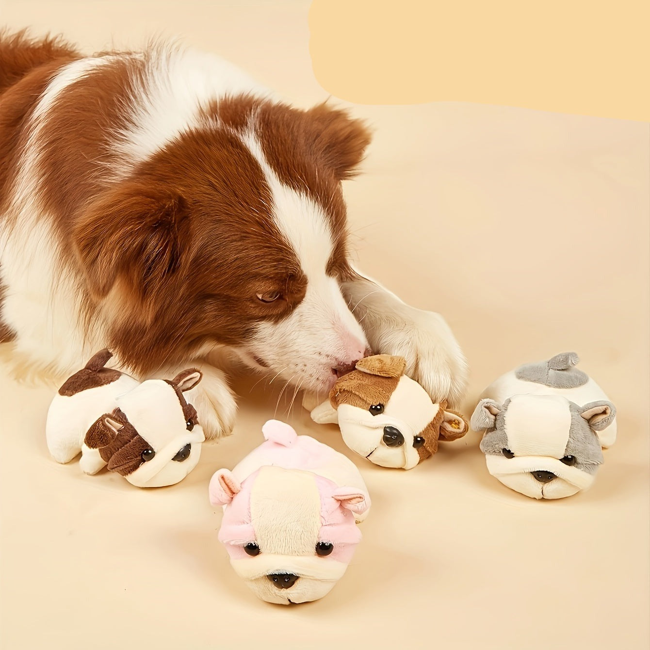 Plüschhund für Zahnpflege