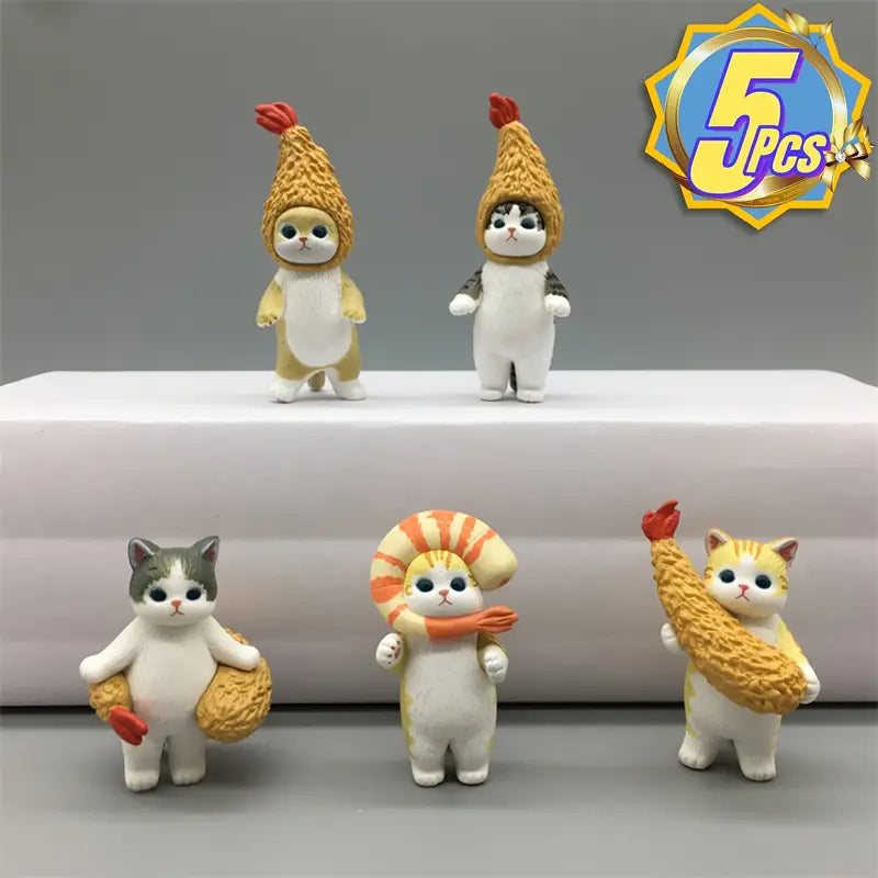 5 Stück Tempura-Garnelen-Katzenspielzeuge