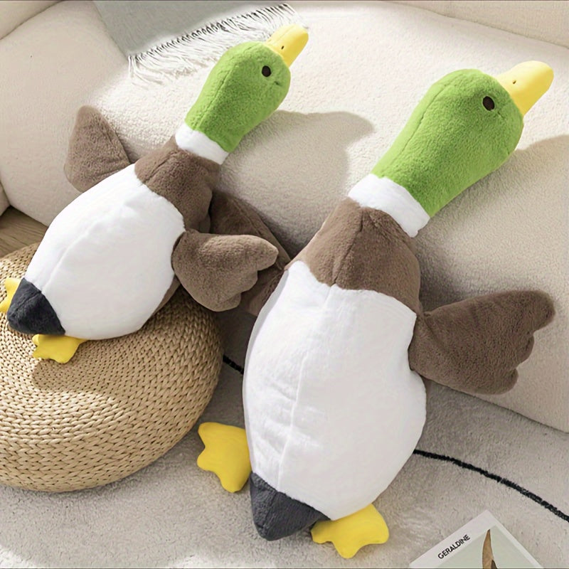 Super Süße Plüschente mit Grünem Kopf