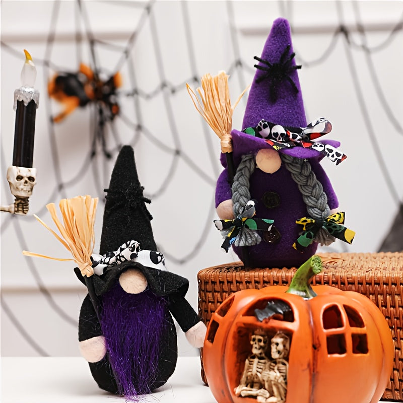 Mysteriöse Halloween Hexen-Gnom Puppe