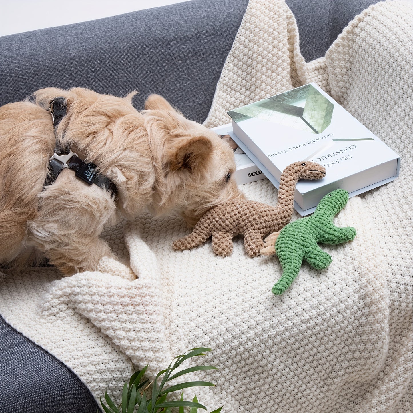 Niedlicher Dinosaurier Zähneknirschendes Spielzeug