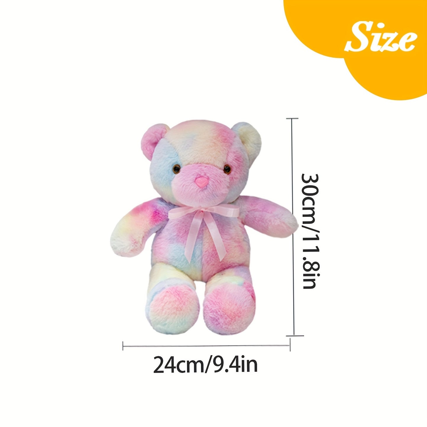 GlowBear – Leuchtender Plüsch-Teddybär, Multicolor