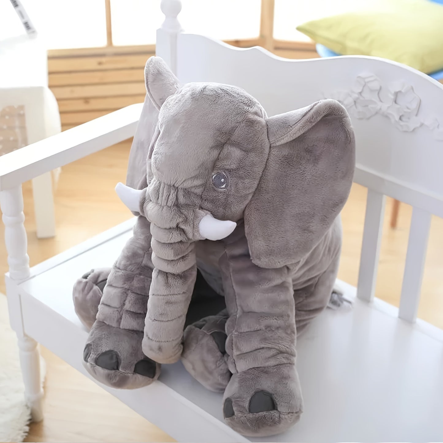 Grauer Elefant - Weiches Plüschtier