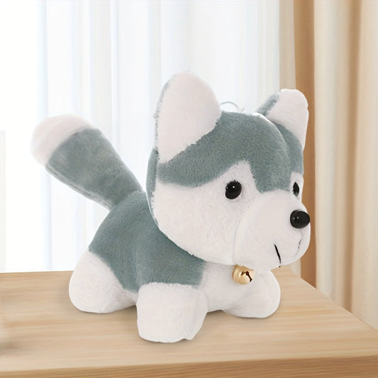 Husky Welpe Plüschtier mit Glocke