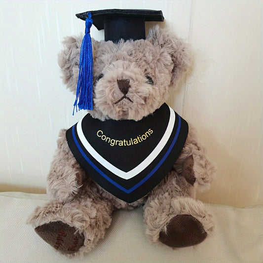 Graduation teddy mit doktorhut