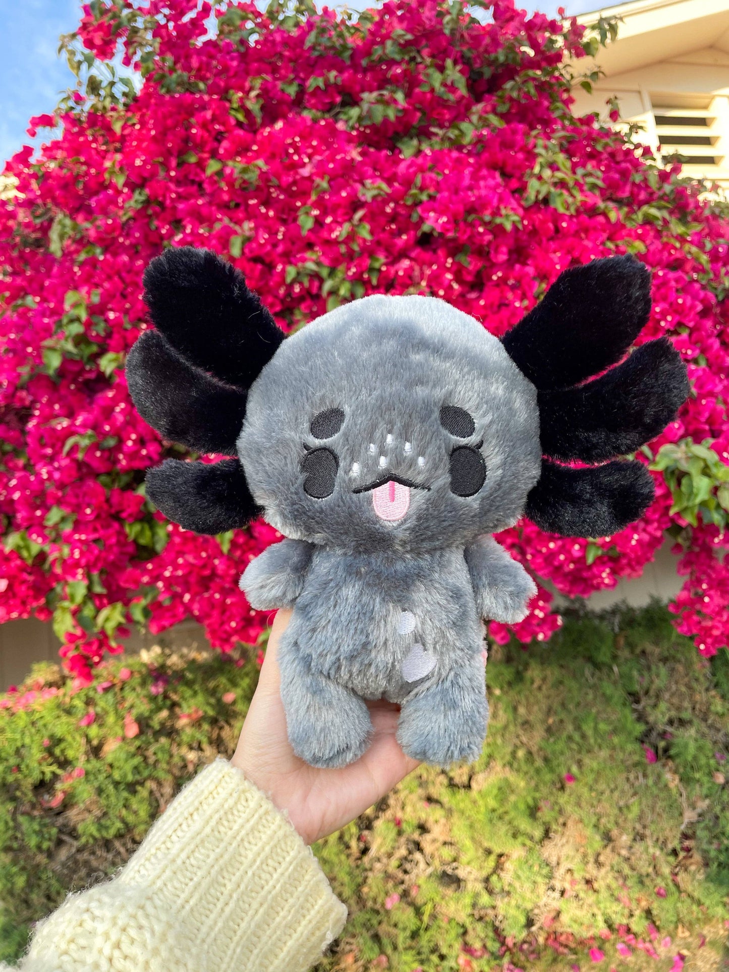 Kuschel-Axolotl "Pebbles"