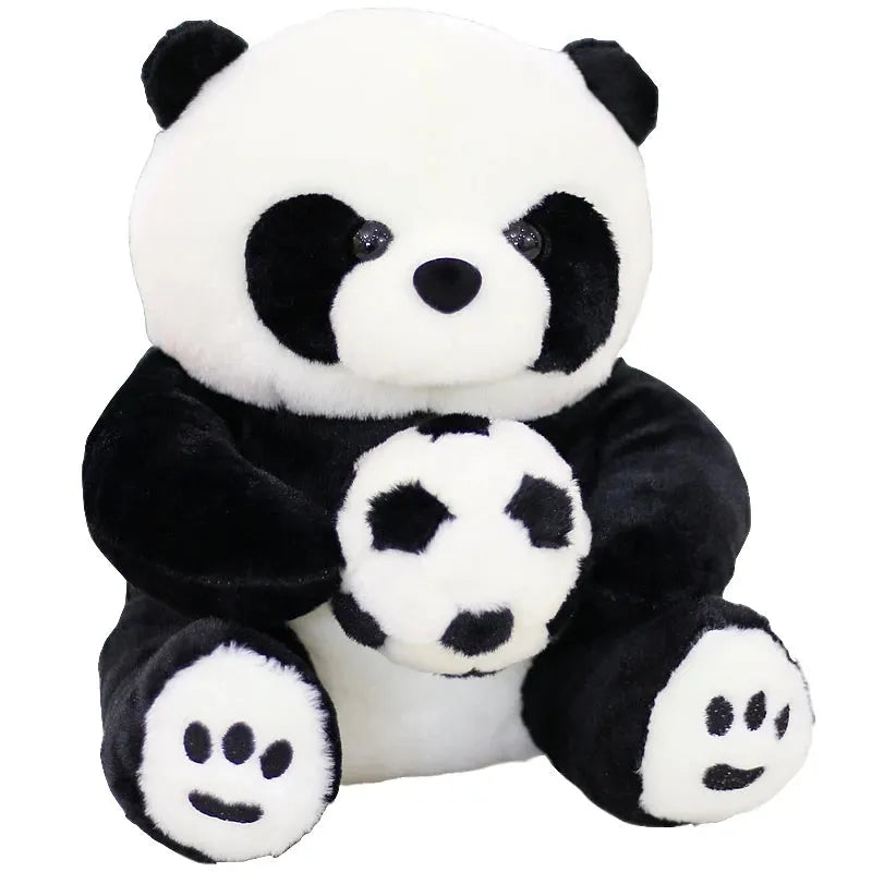 Fußball Panda Plüschtier
