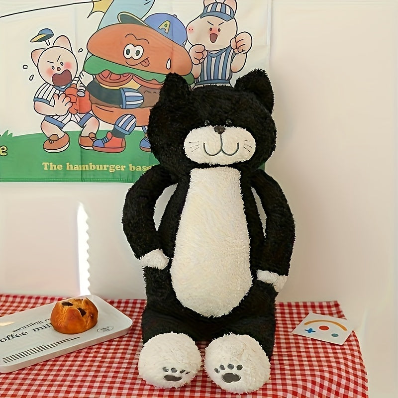Chami Katzenpuppe - Schwarz-Weiß