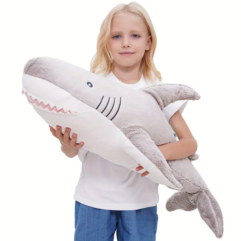 Niedlicher großer Haifisch Plüsch - Weiches Kuschelkissen