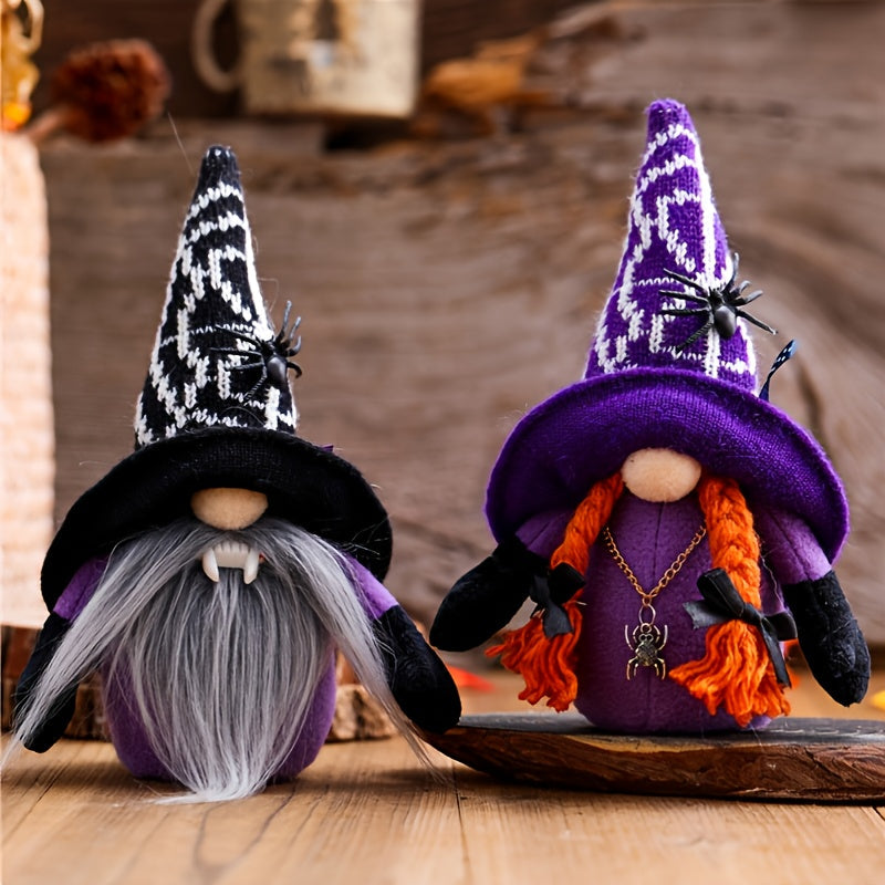 Mysteriöse Halloween Hexen-Gnom Puppe