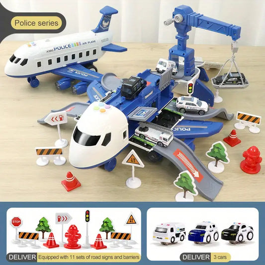 Großes Puzzle-Flugzeugauto - Multifunktional