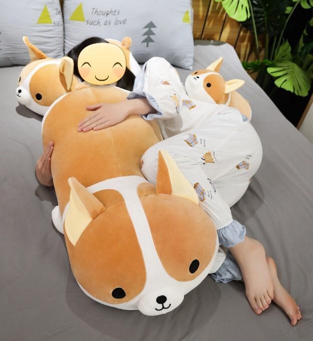 Corgi-Kuschelkissen Plüschspielzeug
