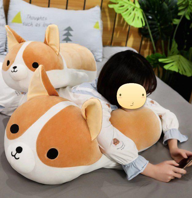 Corgi-Kuschelkissen Plüschspielzeug