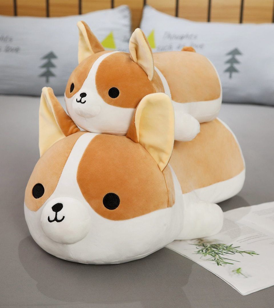 Corgi-Kuschelkissen Plüschspielzeug