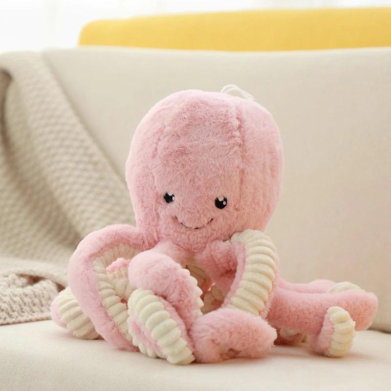 Lila Oktopus Plüschspielzeug