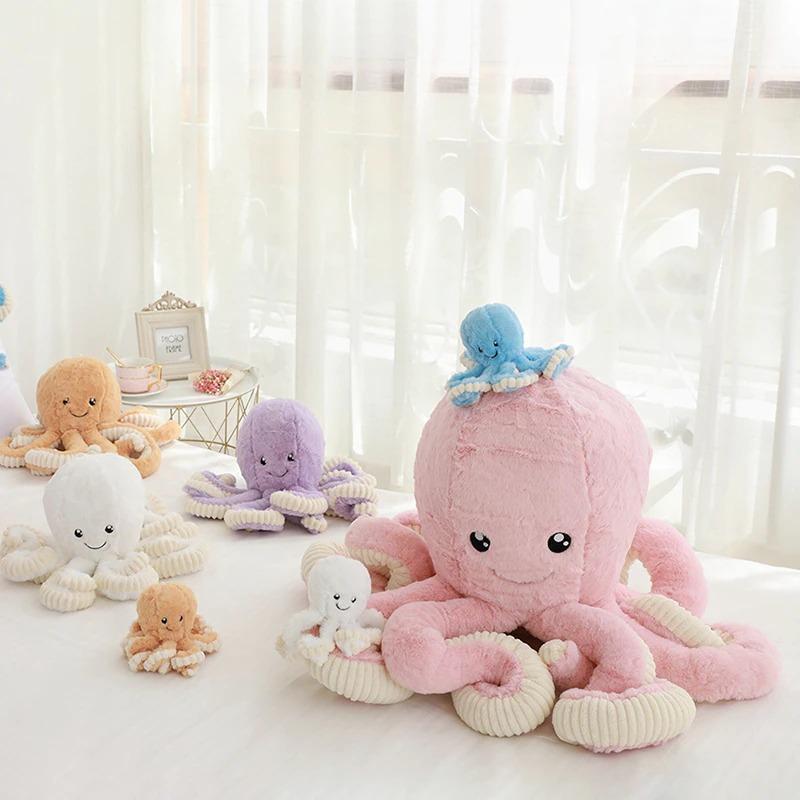 Lila Oktopus Plüschspielzeug