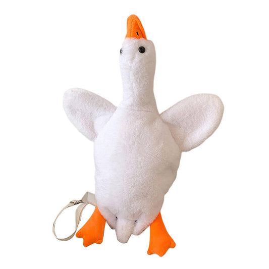 Kuschelige Ente Gans Schultertasche Plüsch