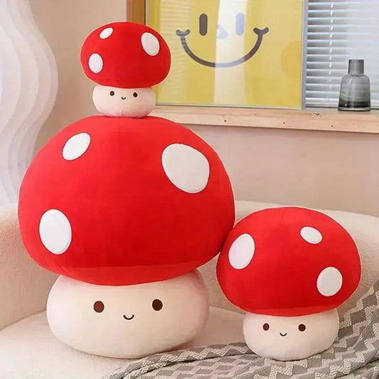 Süßer Rot-Weißer Pilz-Plüsch