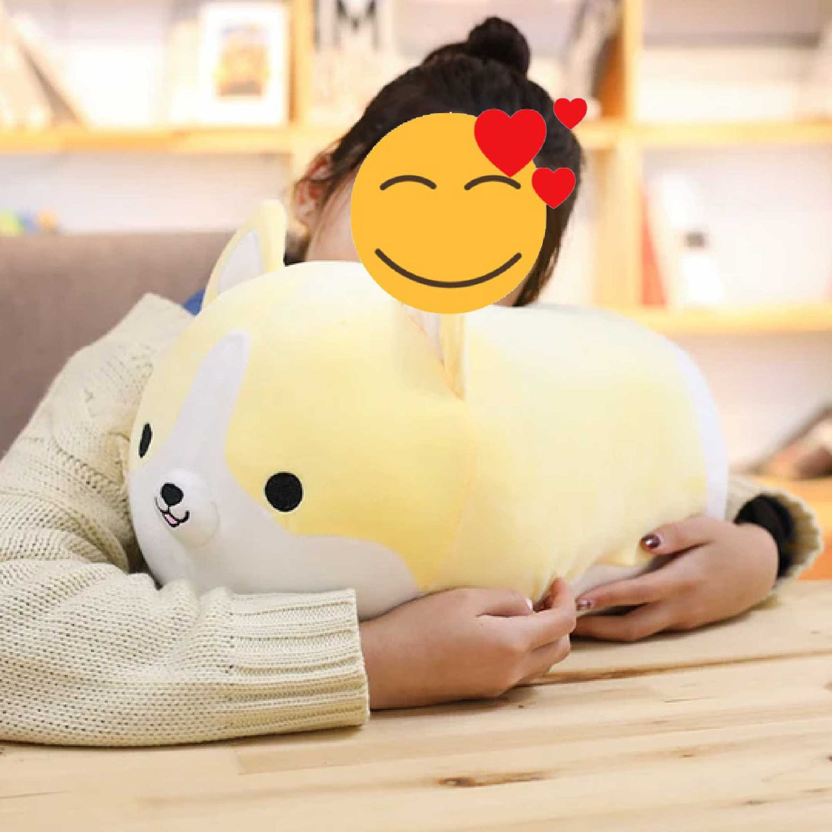 Corgi-Kuschelkissen - Plüschgemütlichkeit