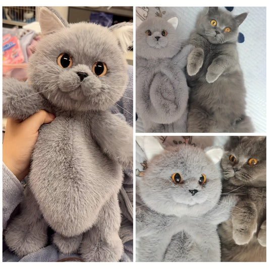 Chongker Rucksack - Realistische Plüschkatze