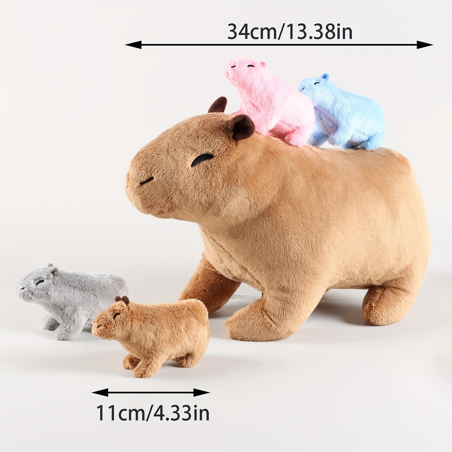 Capybara Familie Kuscheltier Set