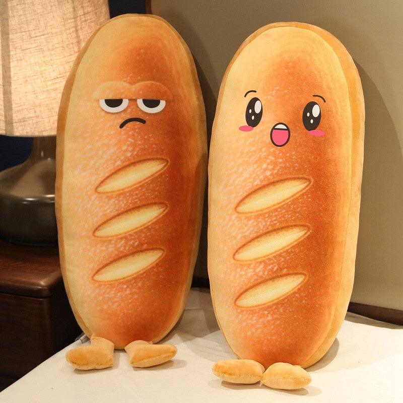 Kawaii Emotionales Brot und Toast Plüsch-Kissen