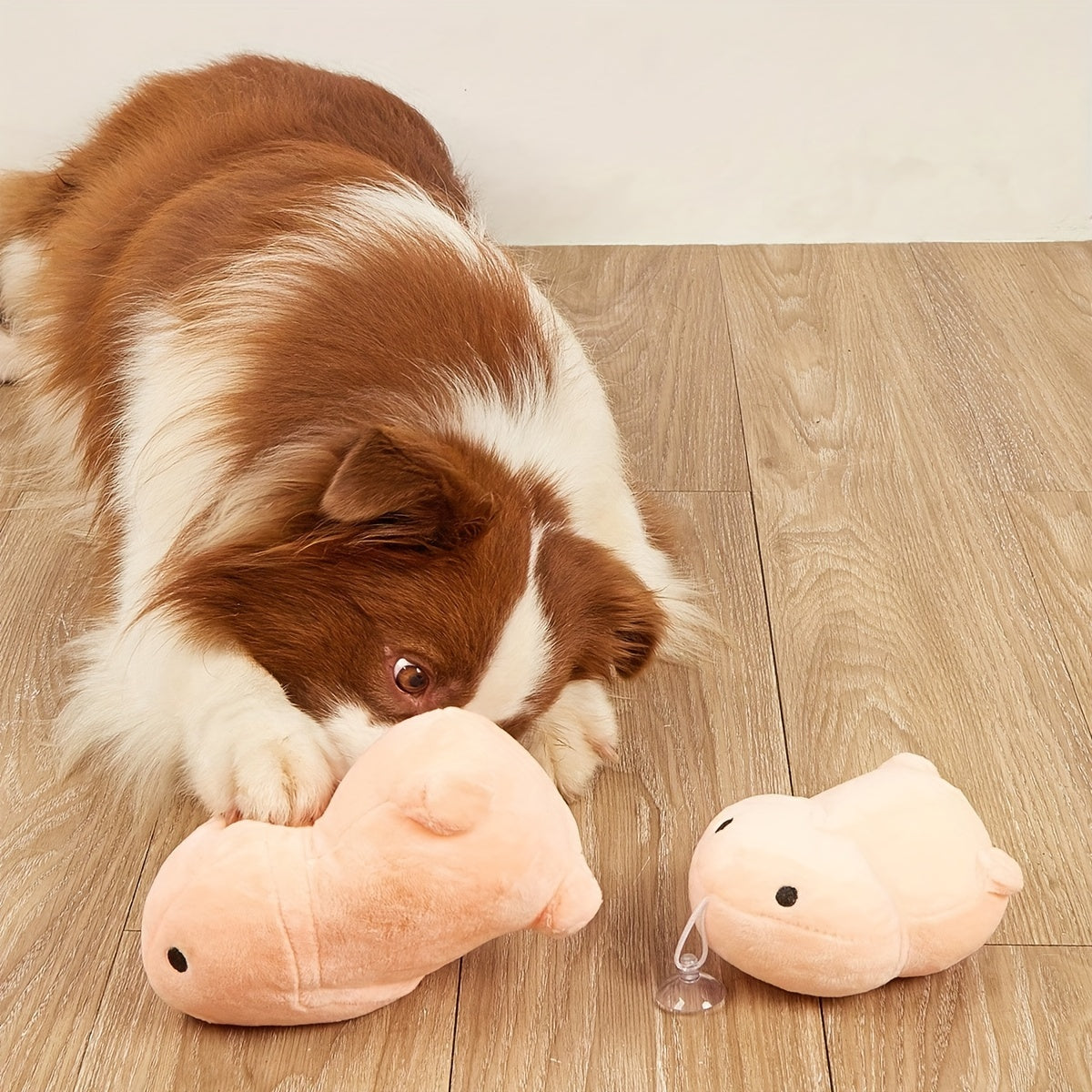 Kleines Plüschspielzeug Hund