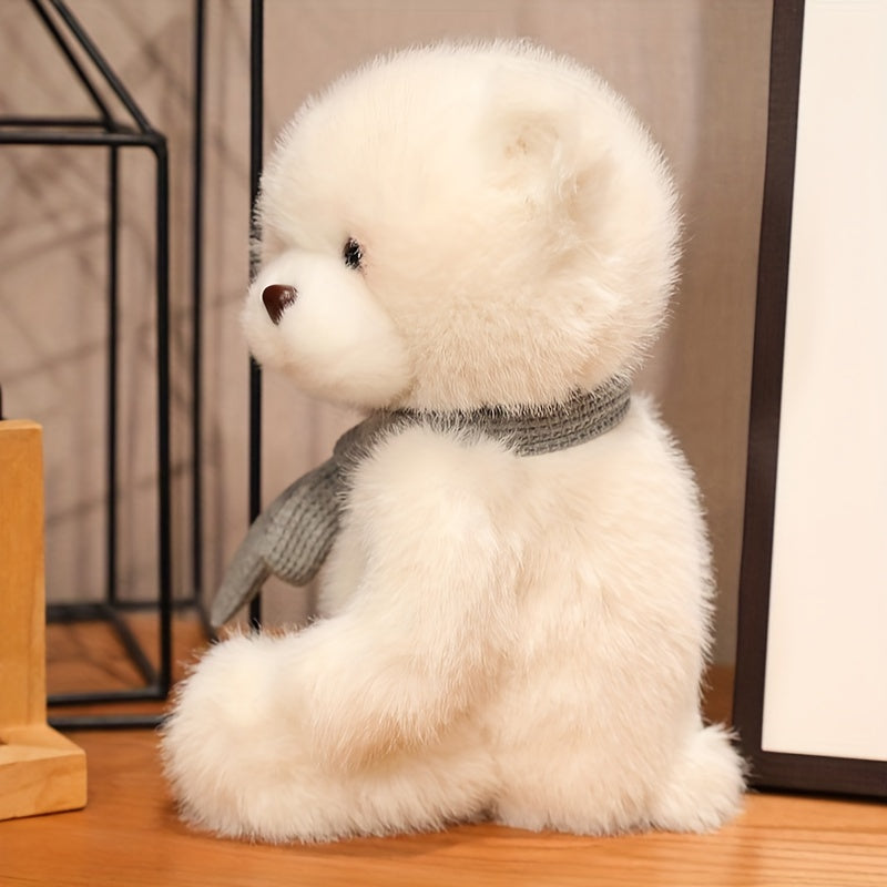 Süßer Teddybär mit Schal