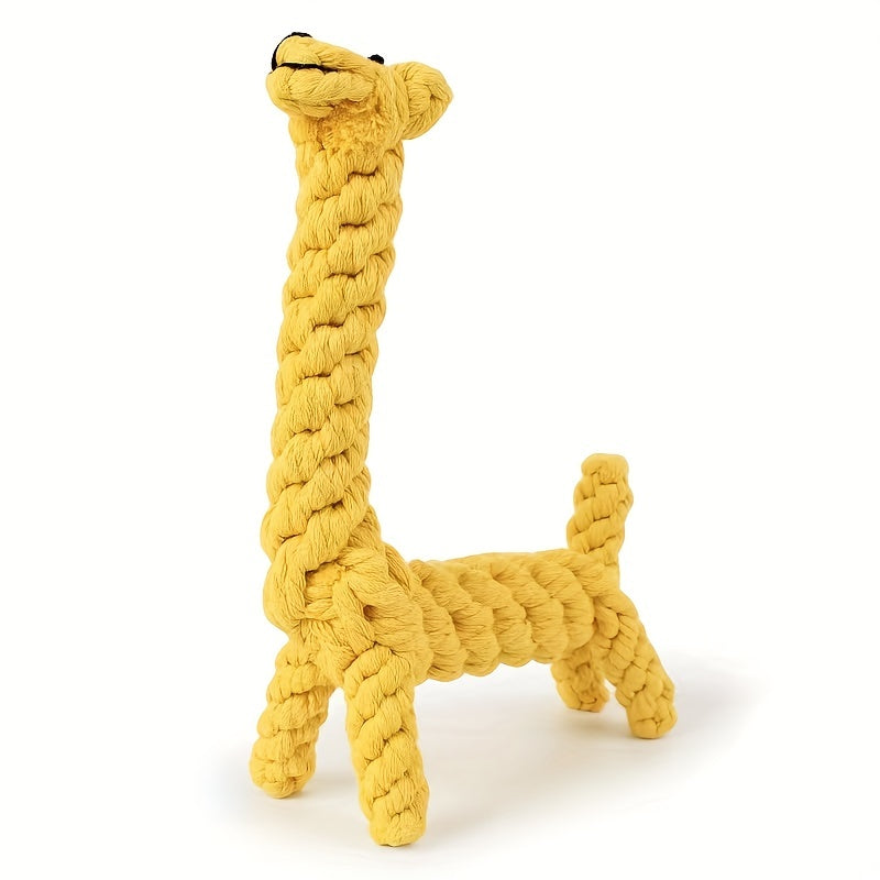 Giraffe - Seilspielzeug Hund