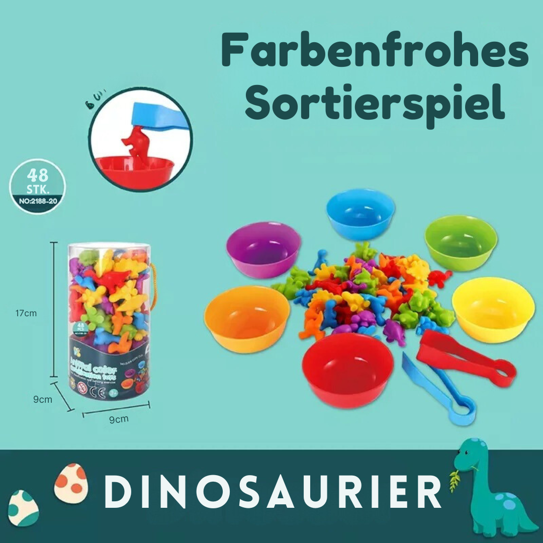 Farbenfrohes sortierspiel