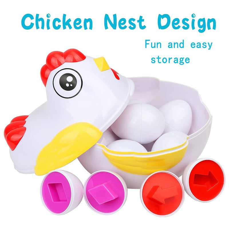 Egg Puzzle | denkspiel für kinder - kreativer eierkarton