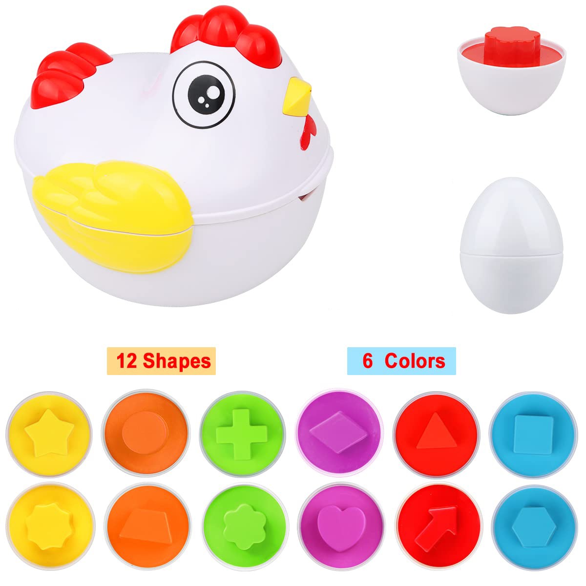 Egg Puzzle | denkspiel für kinder - kreativer eierkarton