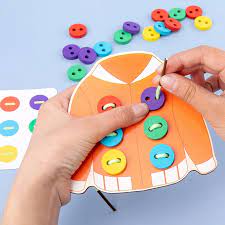Button threads – kreativer spaß für kinder