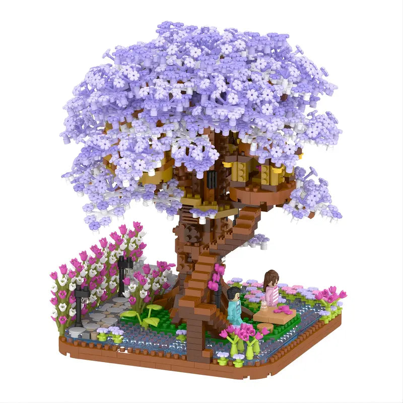 Magisches Sakura-Baumhaus - Bausteine für Kinder