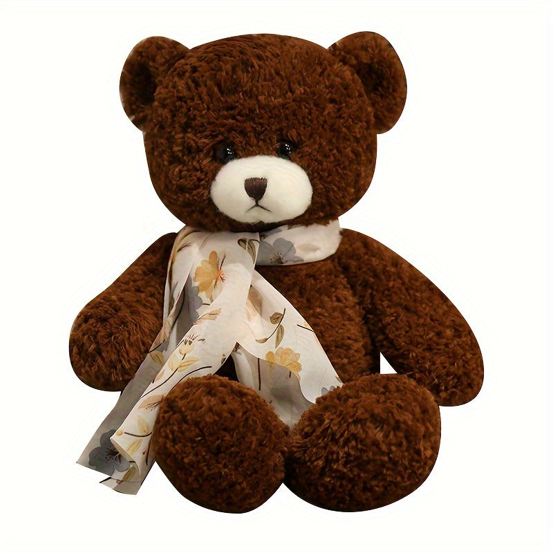 Kuscheliger Teddybär mit Schal