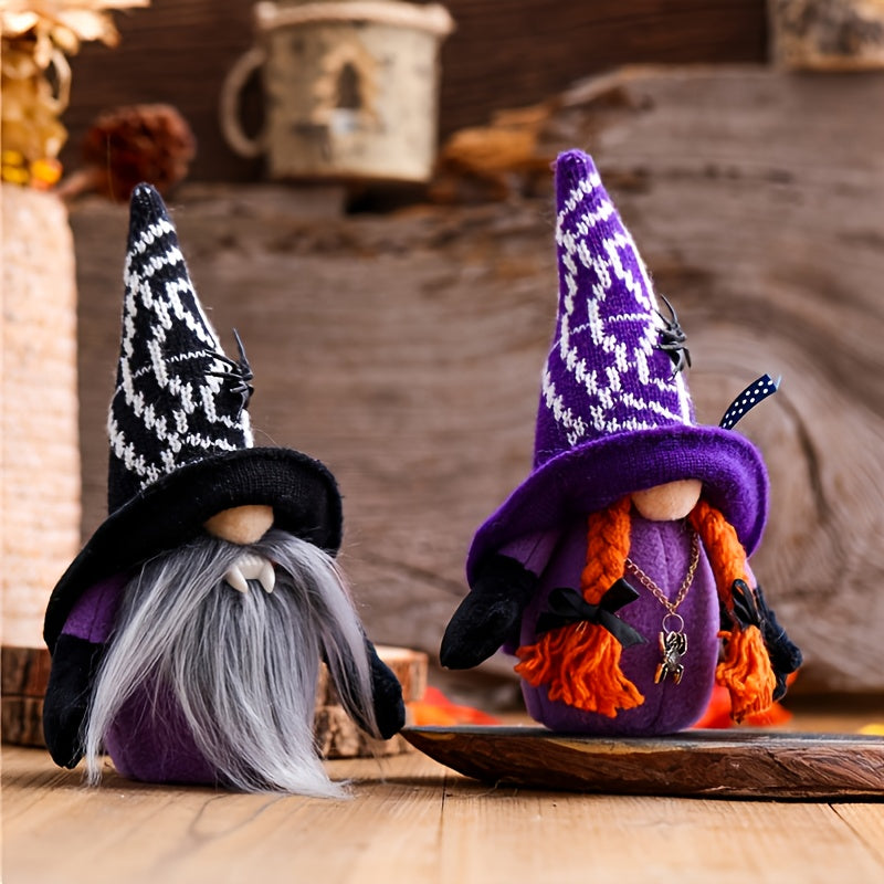 Mysteriöse Halloween Hexen-Gnom Puppe