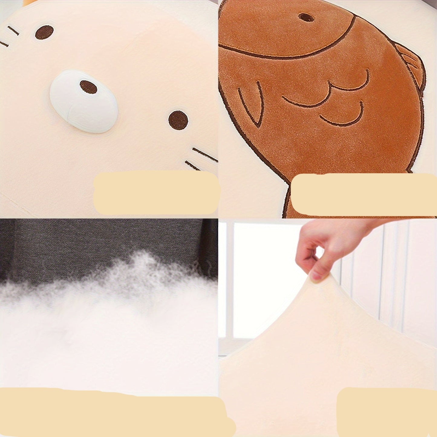 Flauschige Katzen Plüschfigur