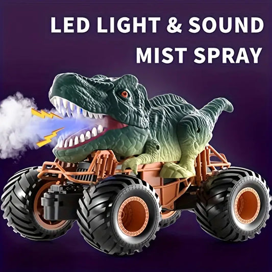RC Dinosaurierauto - Licht, Sound, Sprühfunktion!