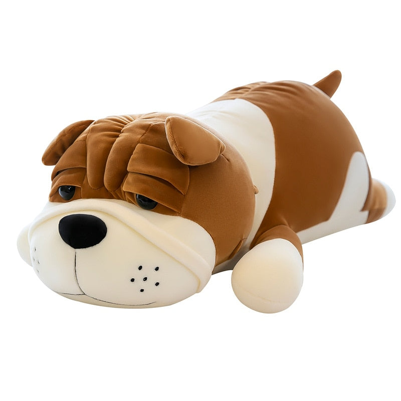 Schmuse-Bulldogge - Plüschkissen