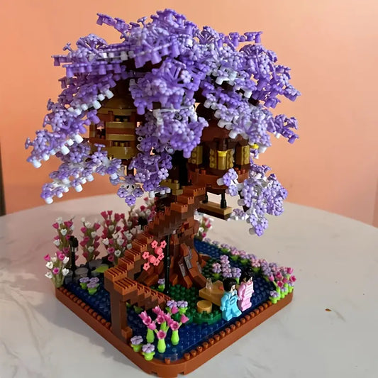 Magisches Sakura-Baumhaus - Bausteine für Kinder