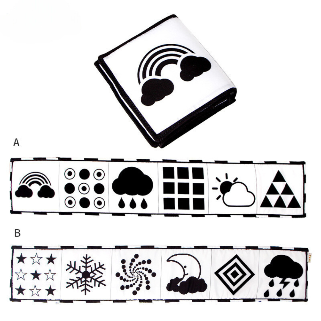 Contrast book - montessori kontrastbuch für neugeborene