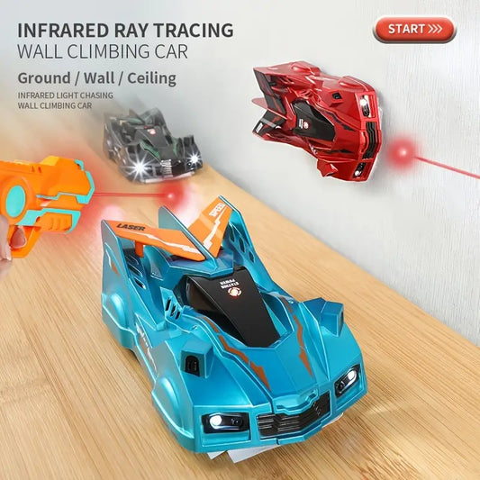 Wandkletterndes RC-Auto mit Laserführung, Wiederaufladbar
