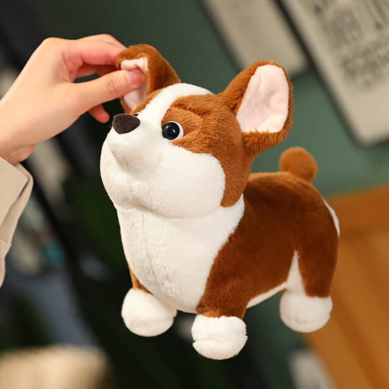 Realistisches Corgi-Plüschspielzeug