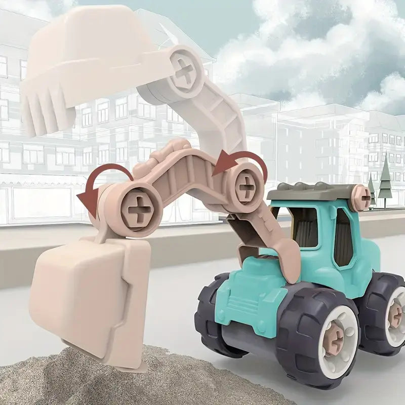 Construction-masters baustellenfahrzeug-set